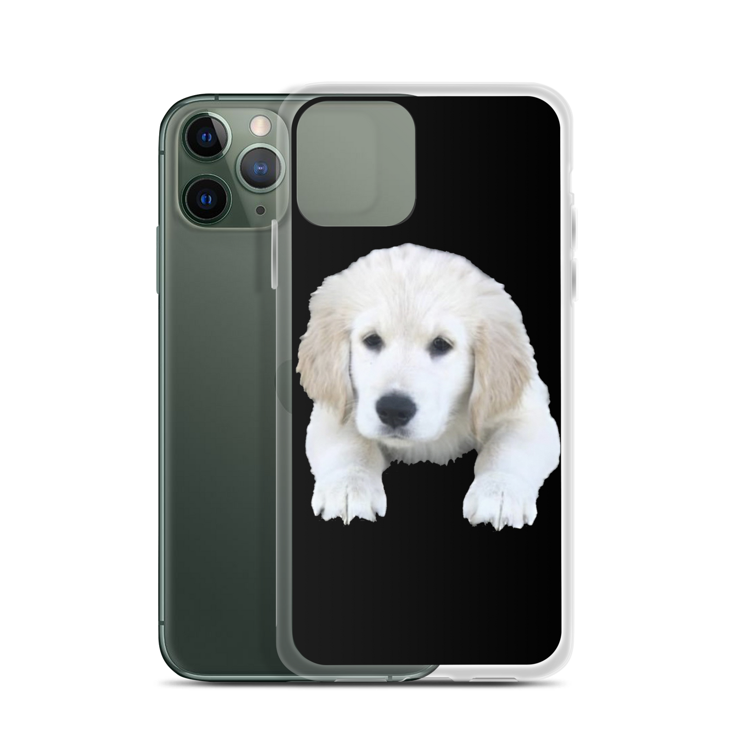 Golden Puppy Clear Case for iPhone®