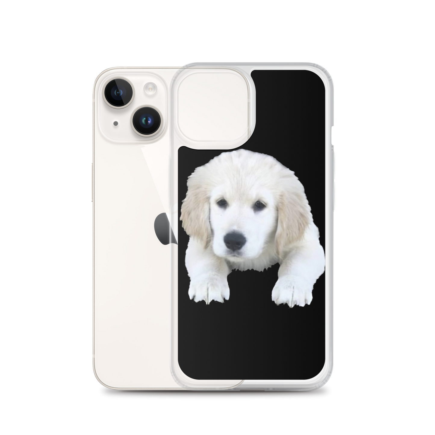 Golden Puppy Clear Case for iPhone®