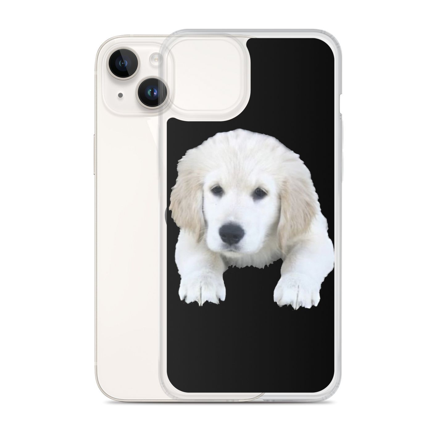 Golden Puppy Clear Case for iPhone®