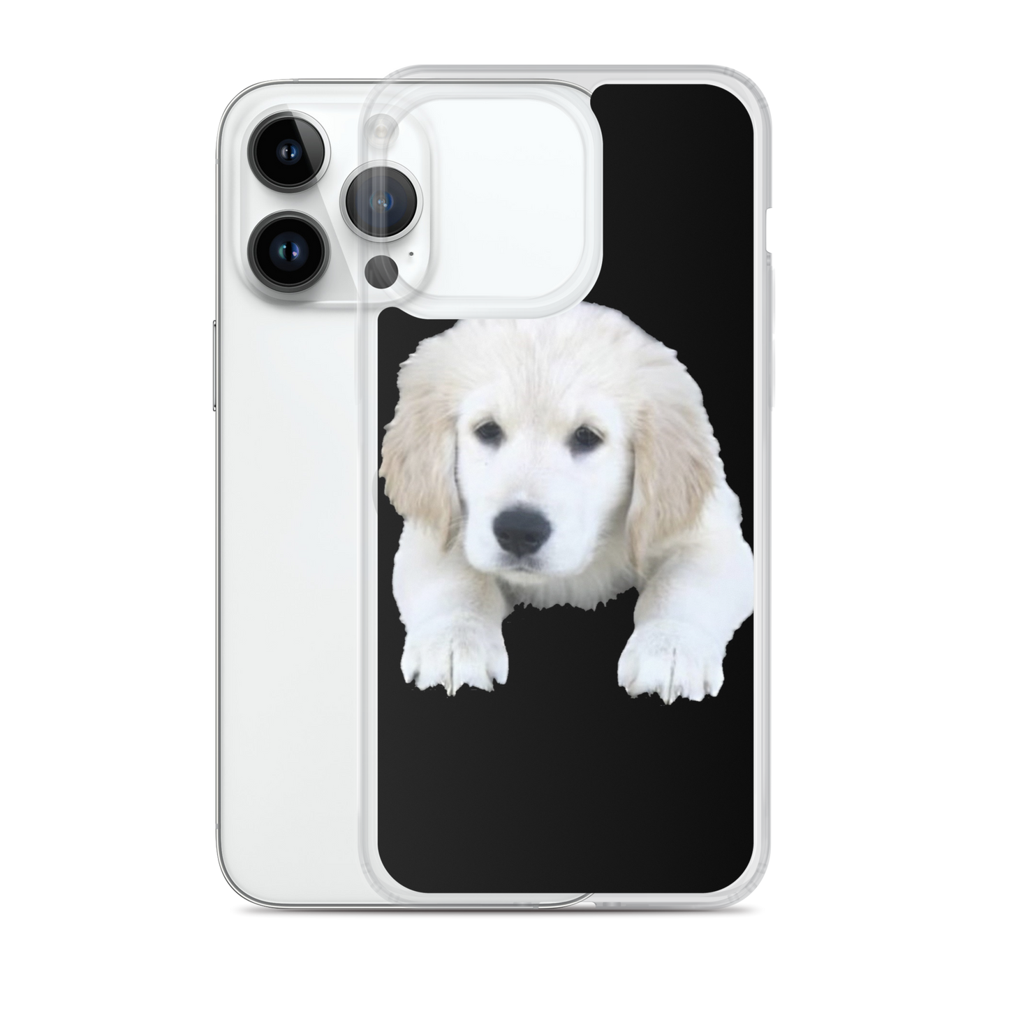 Golden Puppy Clear Case for iPhone®