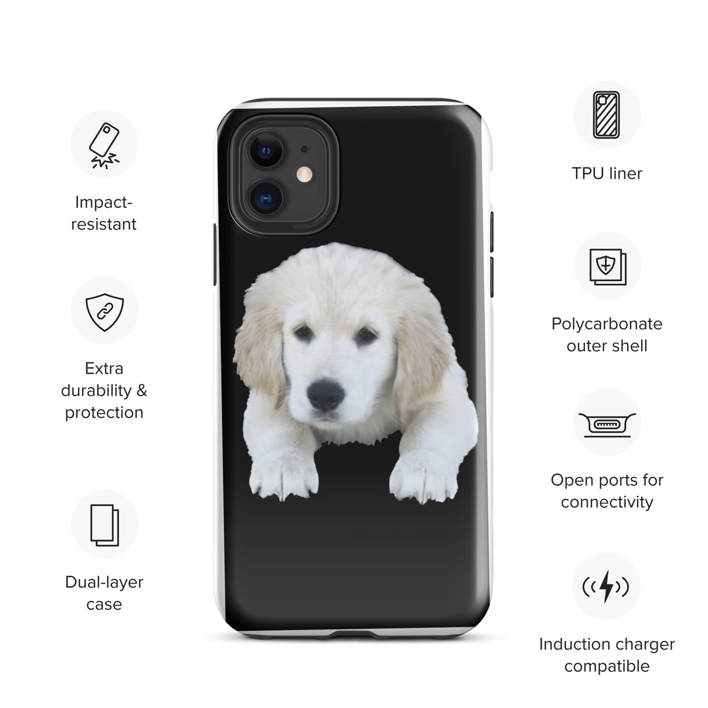 Golden Puppy Tough Case for iPhone®