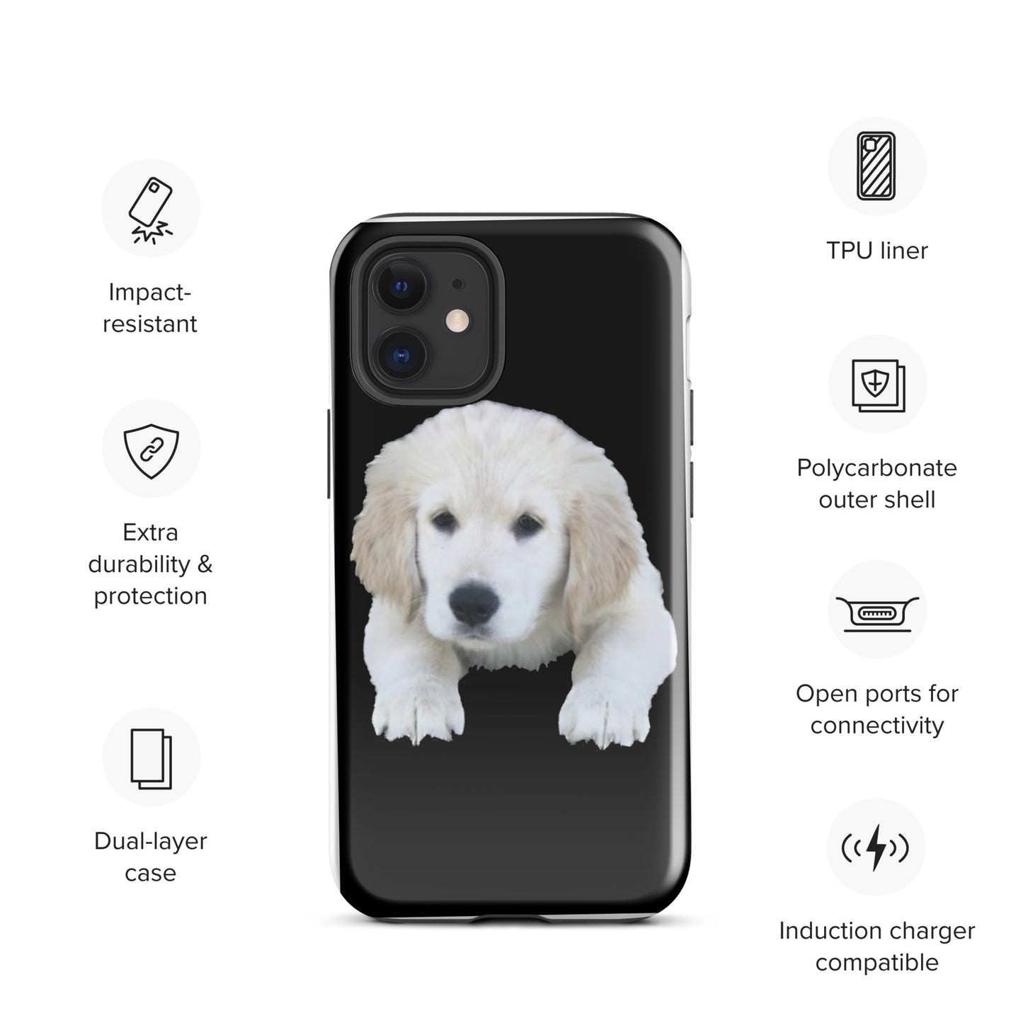 Golden Puppy Tough Case for iPhone®