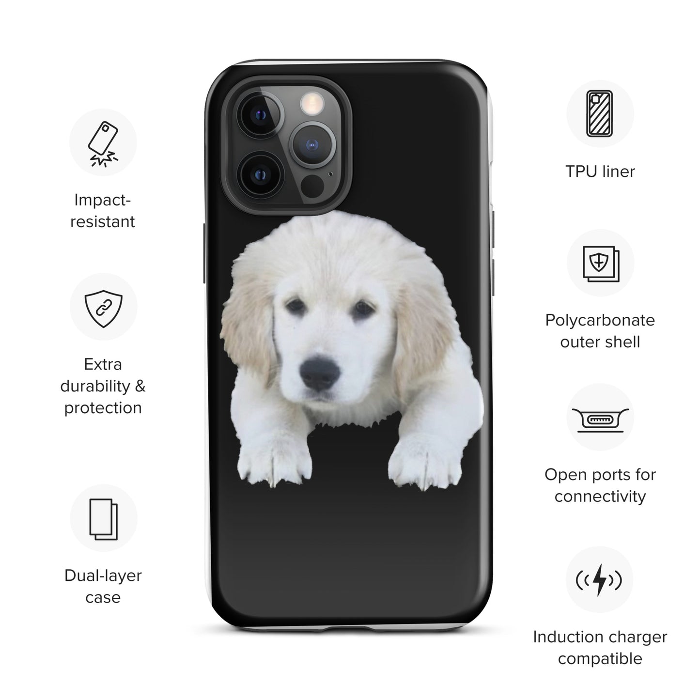 Golden Puppy Tough Case for iPhone®