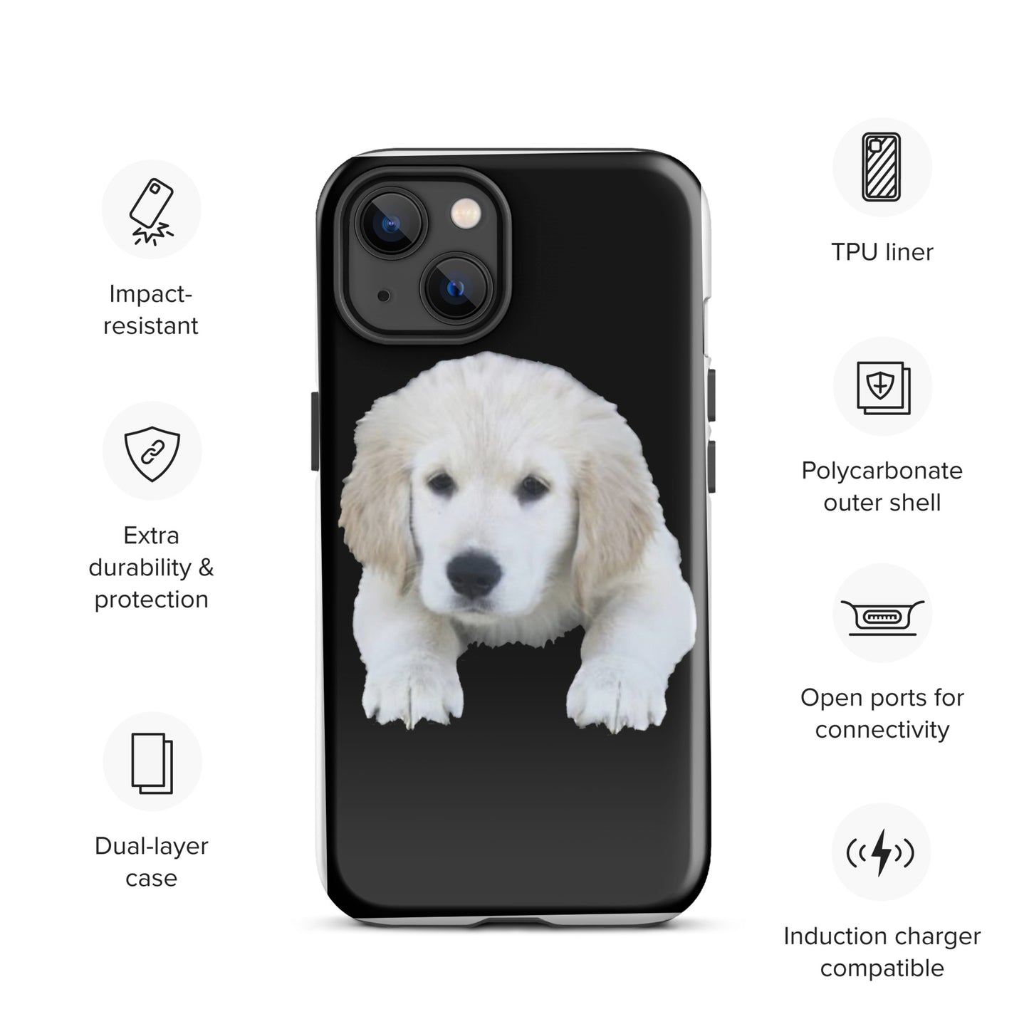 Golden Puppy Tough Case for iPhone®