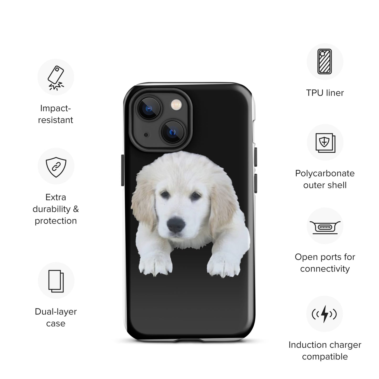 Golden Puppy Tough Case for iPhone®