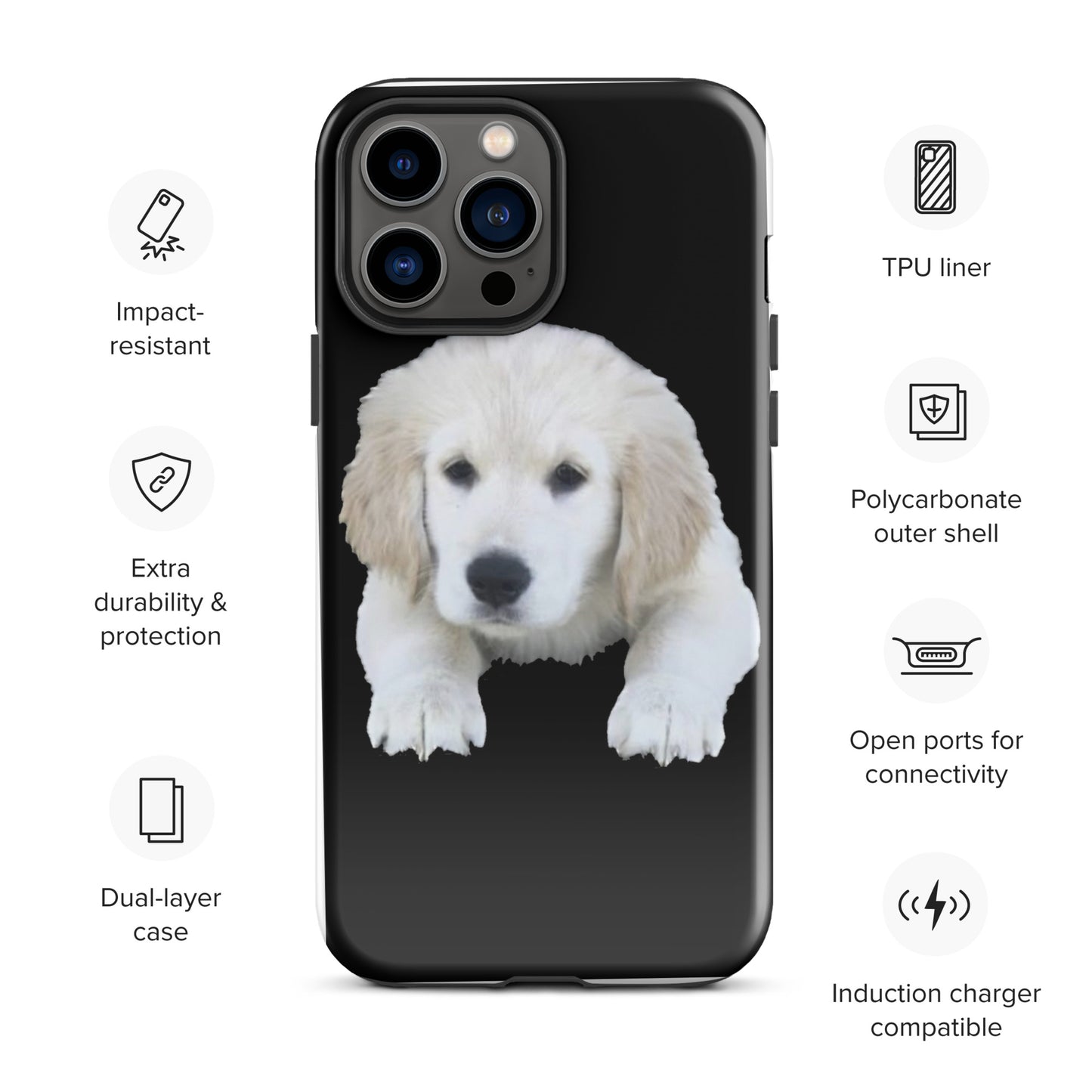 Golden Puppy Tough Case for iPhone®