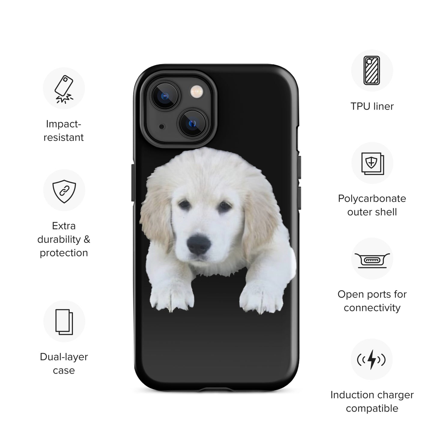 Golden Puppy Tough Case for iPhone®