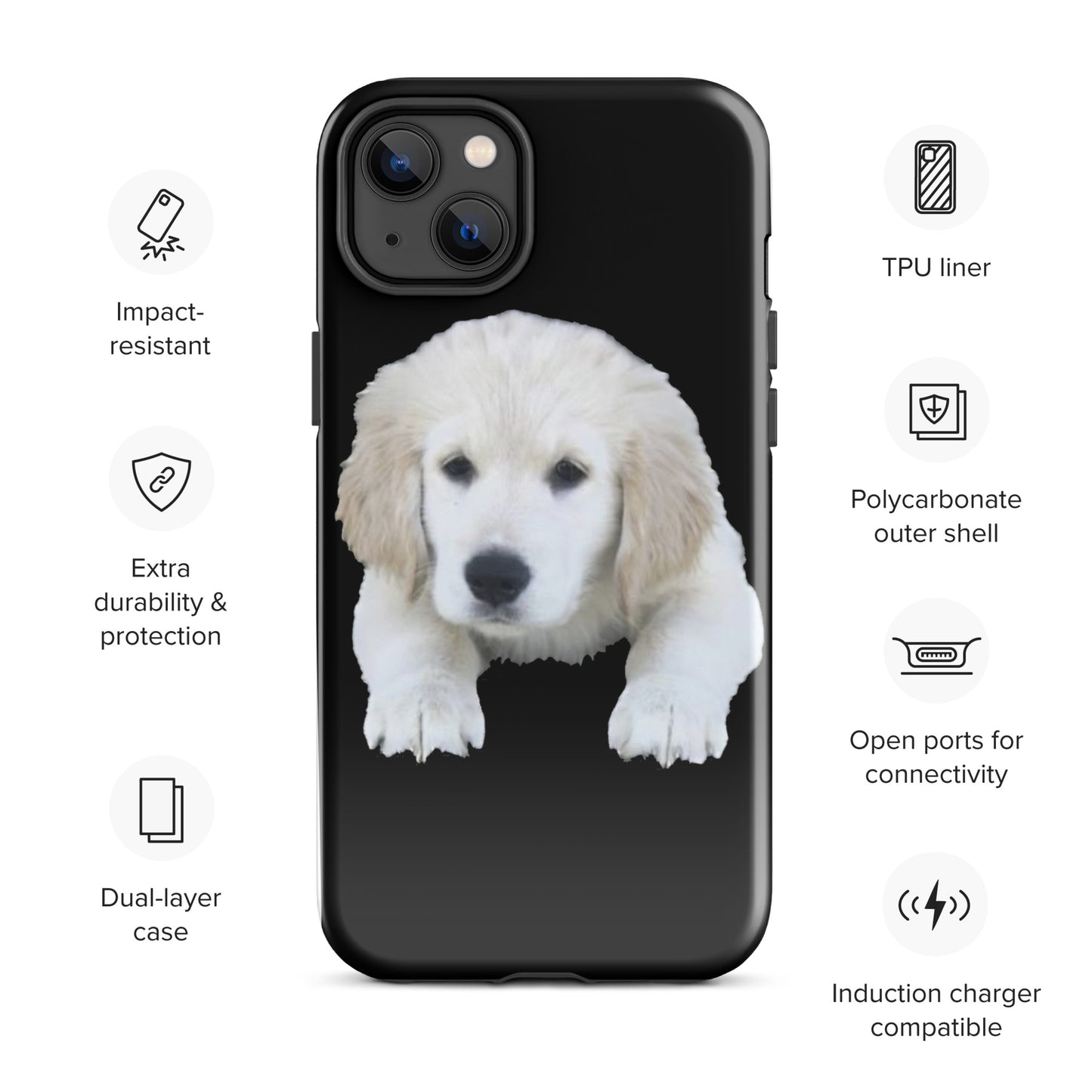 Golden Puppy Tough Case for iPhone®