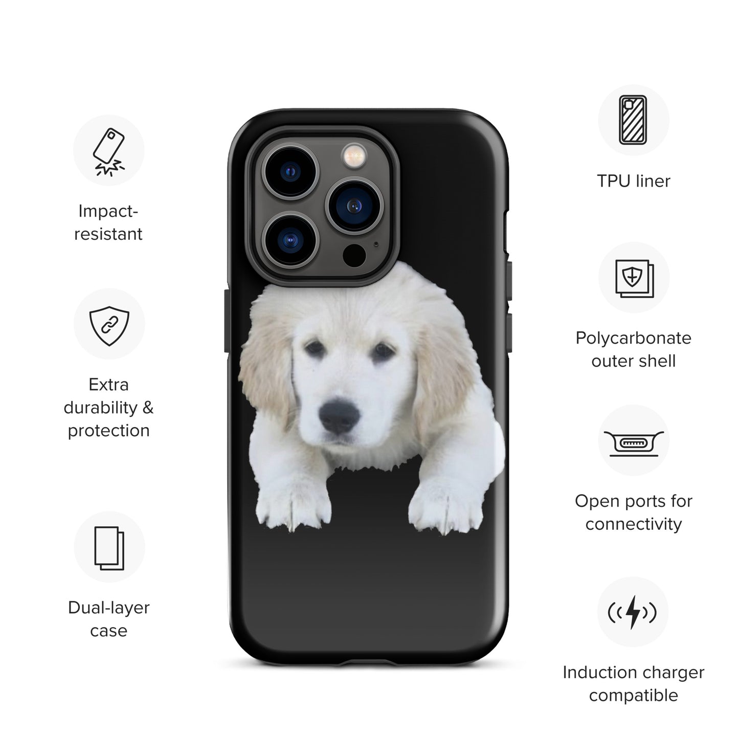 Golden Puppy Tough Case for iPhone®