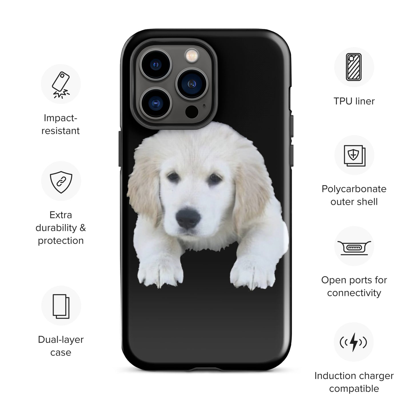 Golden Puppy Tough Case for iPhone®