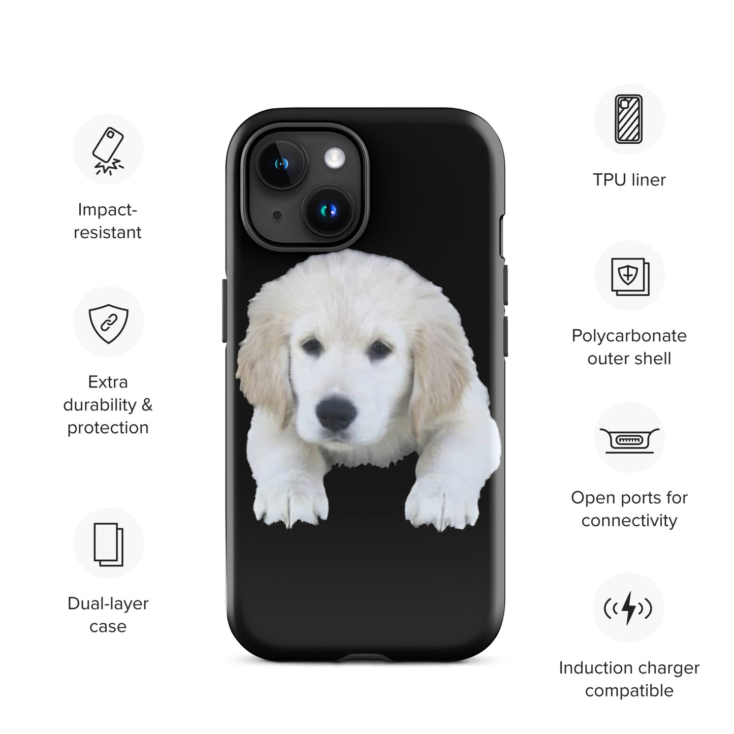 Golden Puppy Tough Case for iPhone®