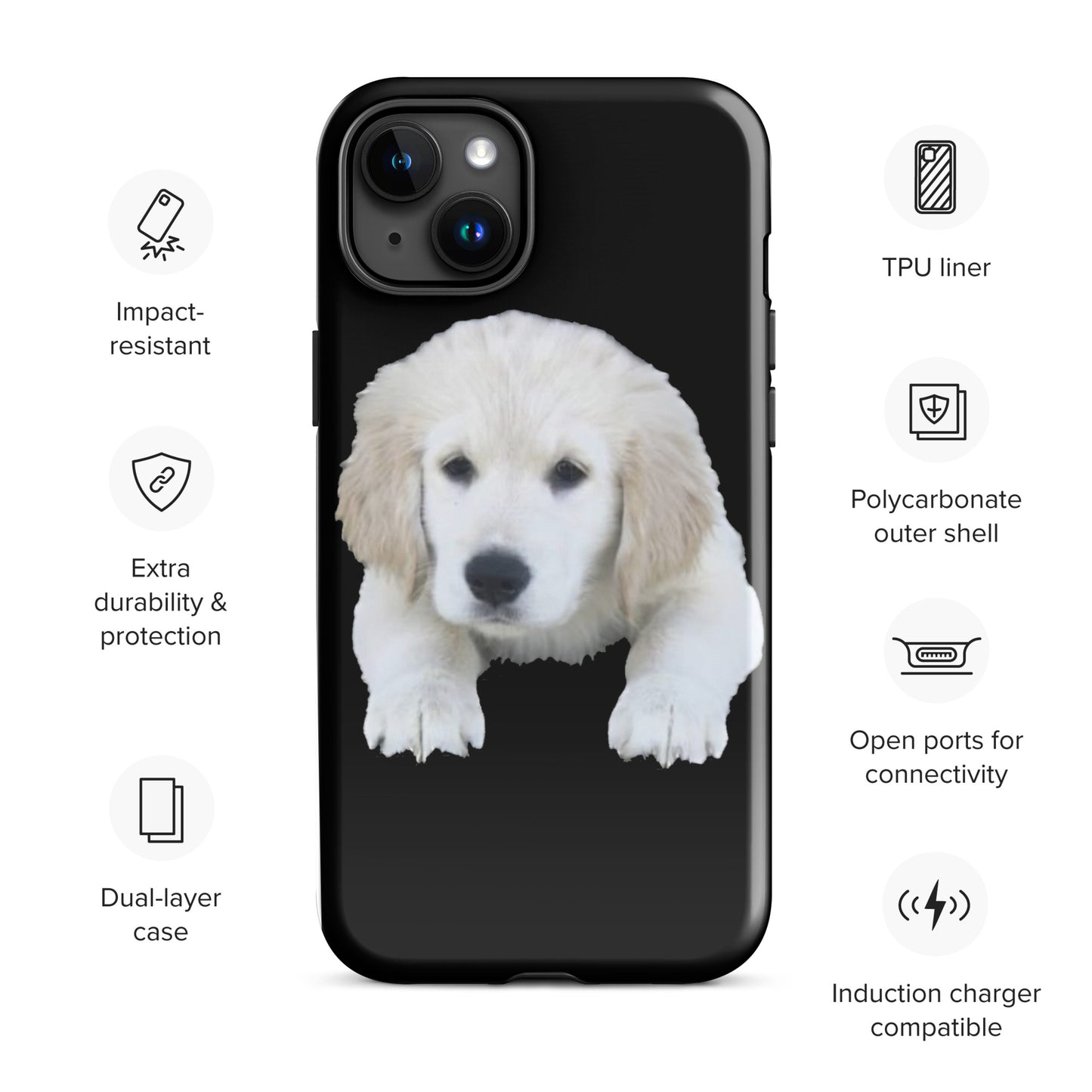 Golden Puppy Tough Case for iPhone®