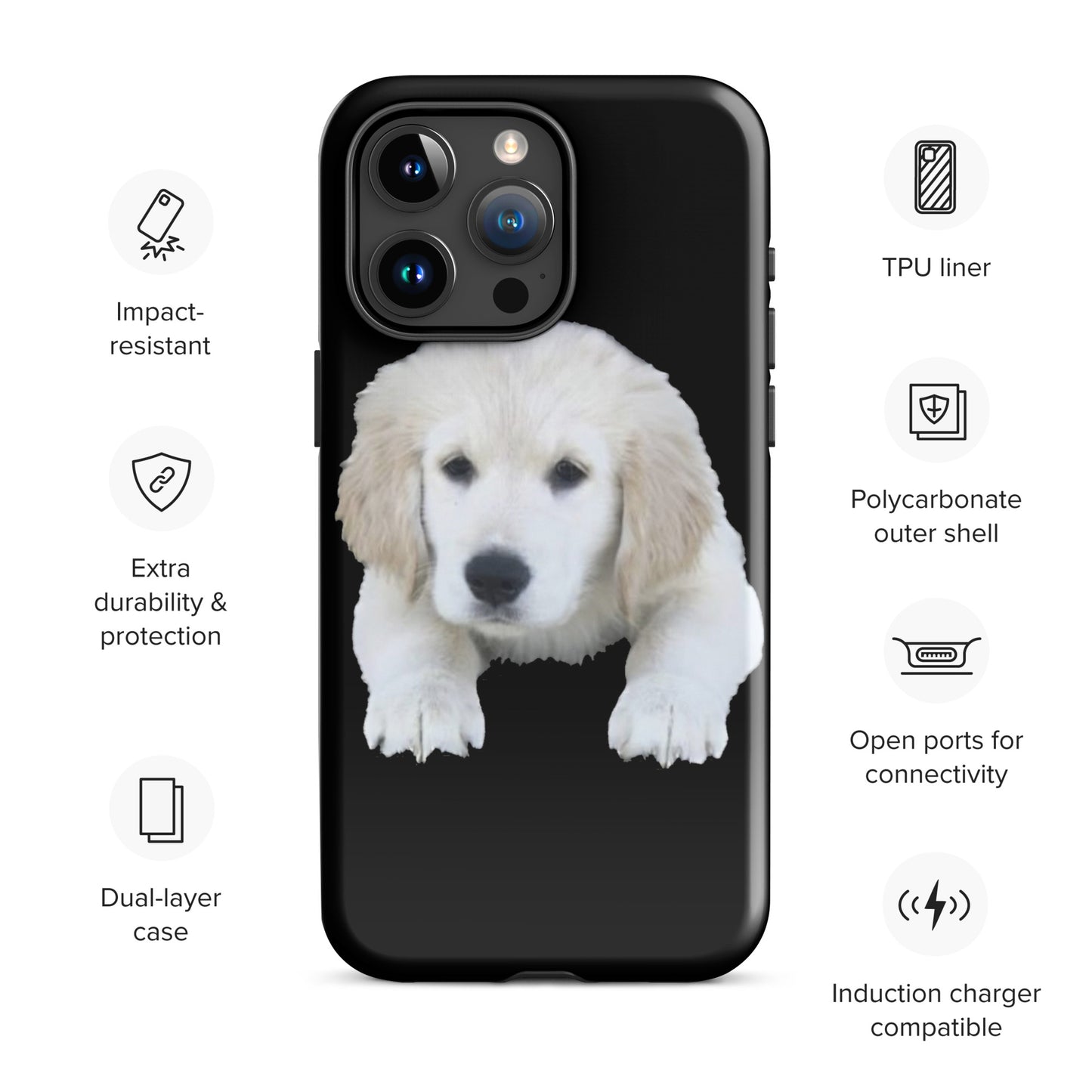 Golden Puppy Tough Case for iPhone®